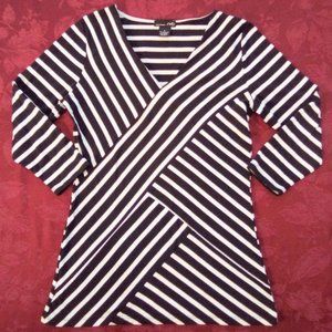 NWOT- RXB Diagonal Striped Top